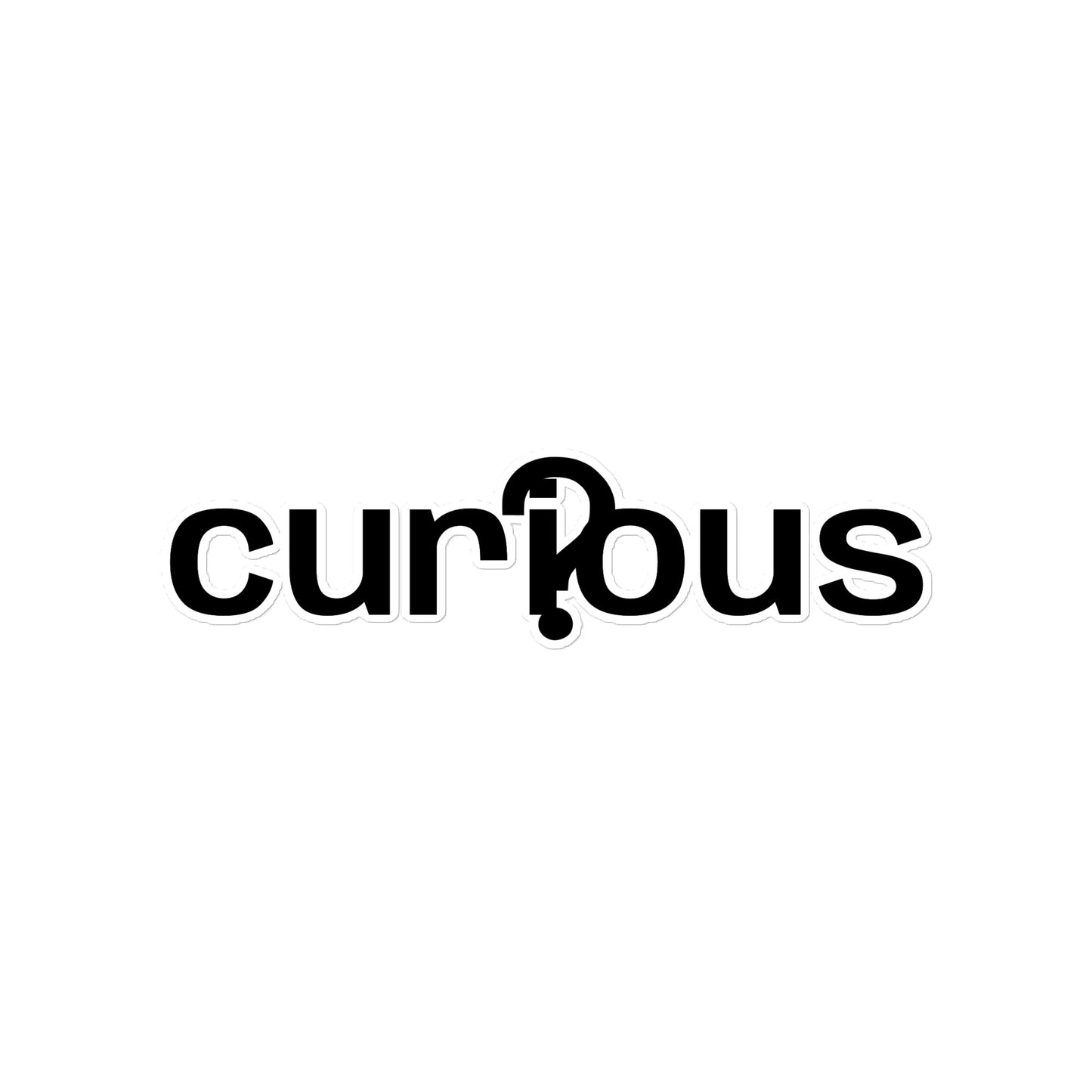 Curious Sticker