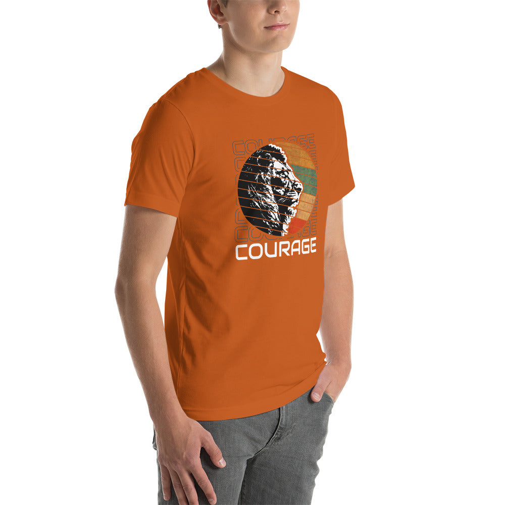 The Courage Retro Unisex t-shirt