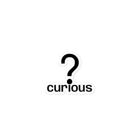 Curious Sticker