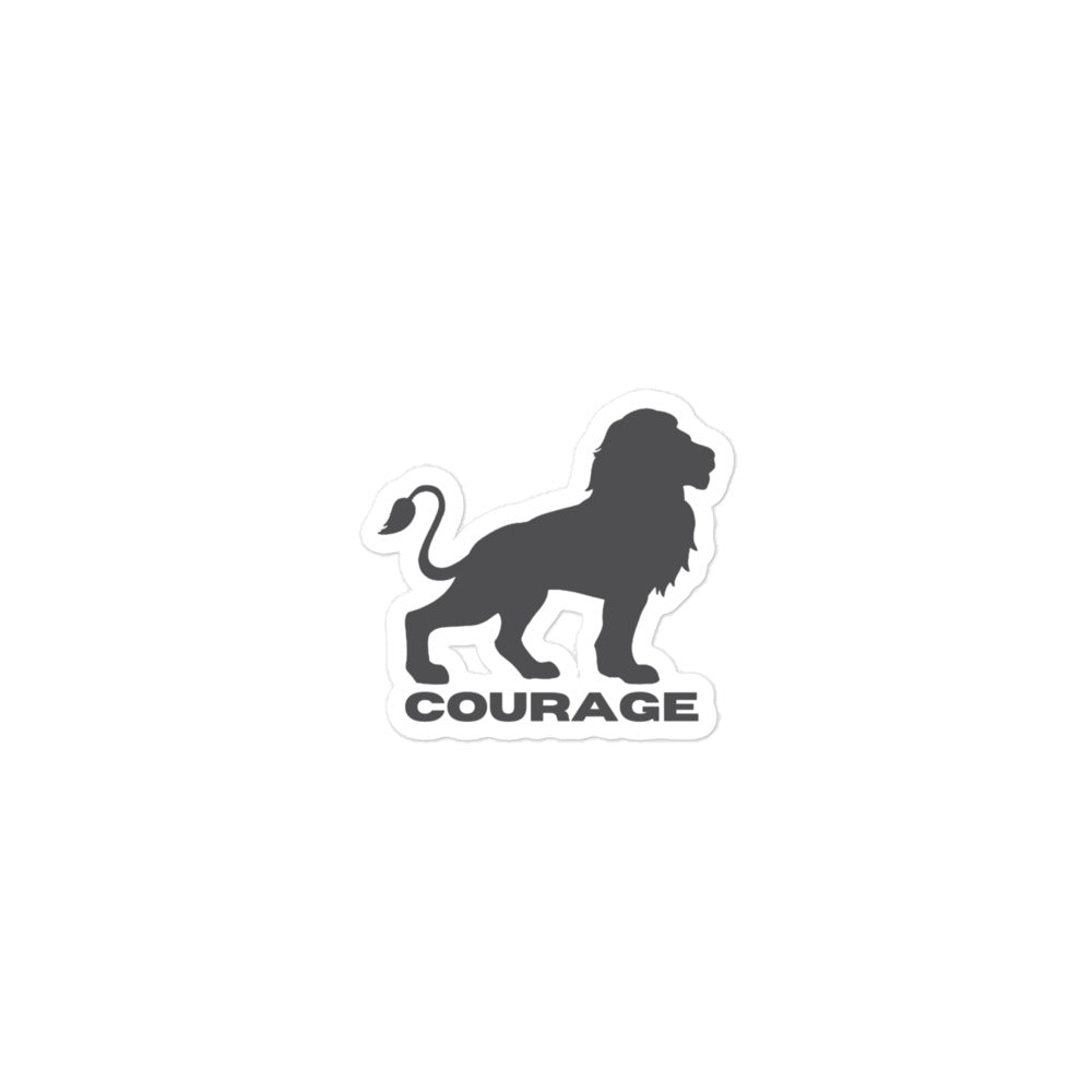 Courage sticker