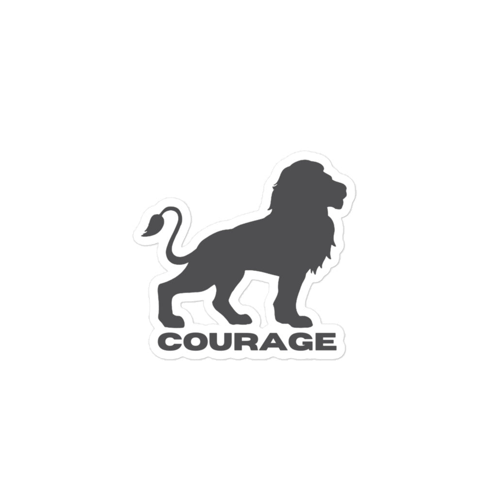 Courage sticker