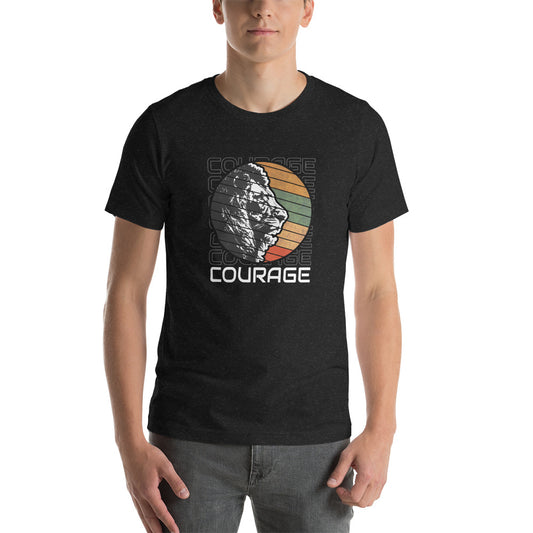 The Courage Retro Unisex t-shirt