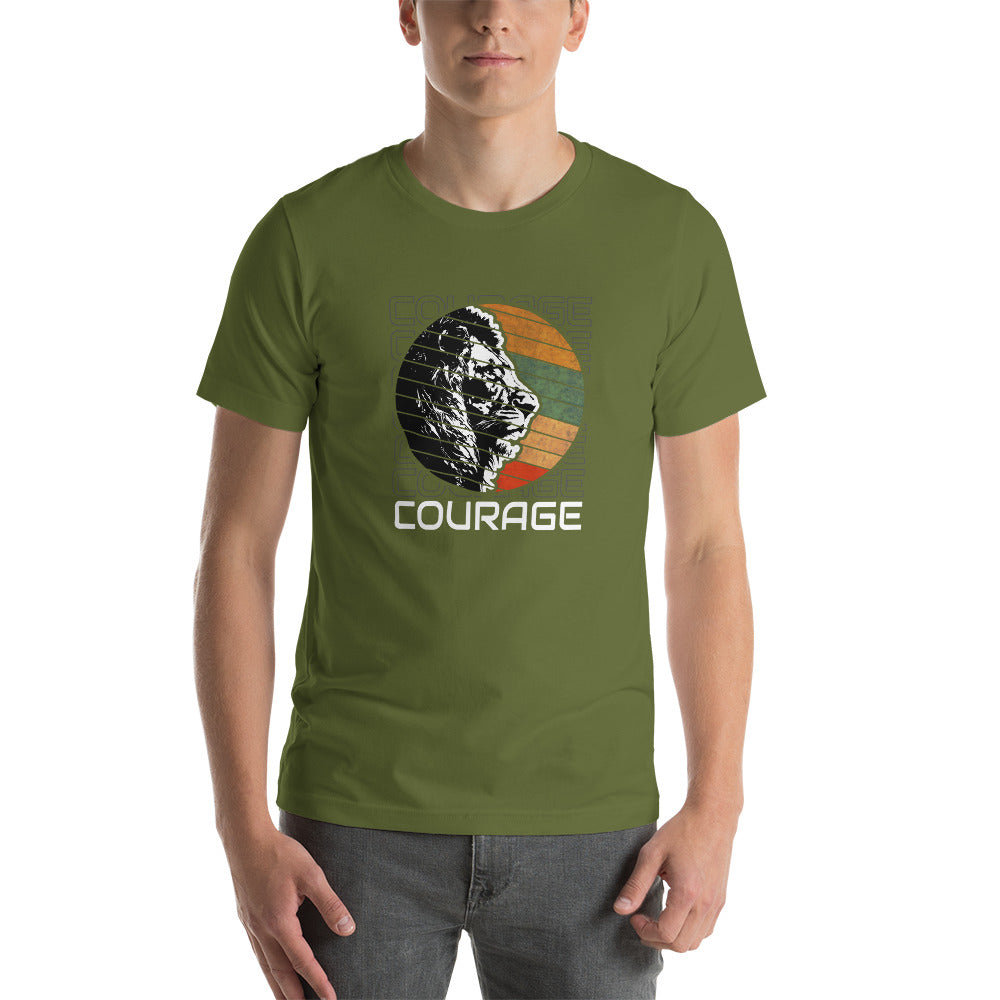 The Courage Retro Unisex t-shirt