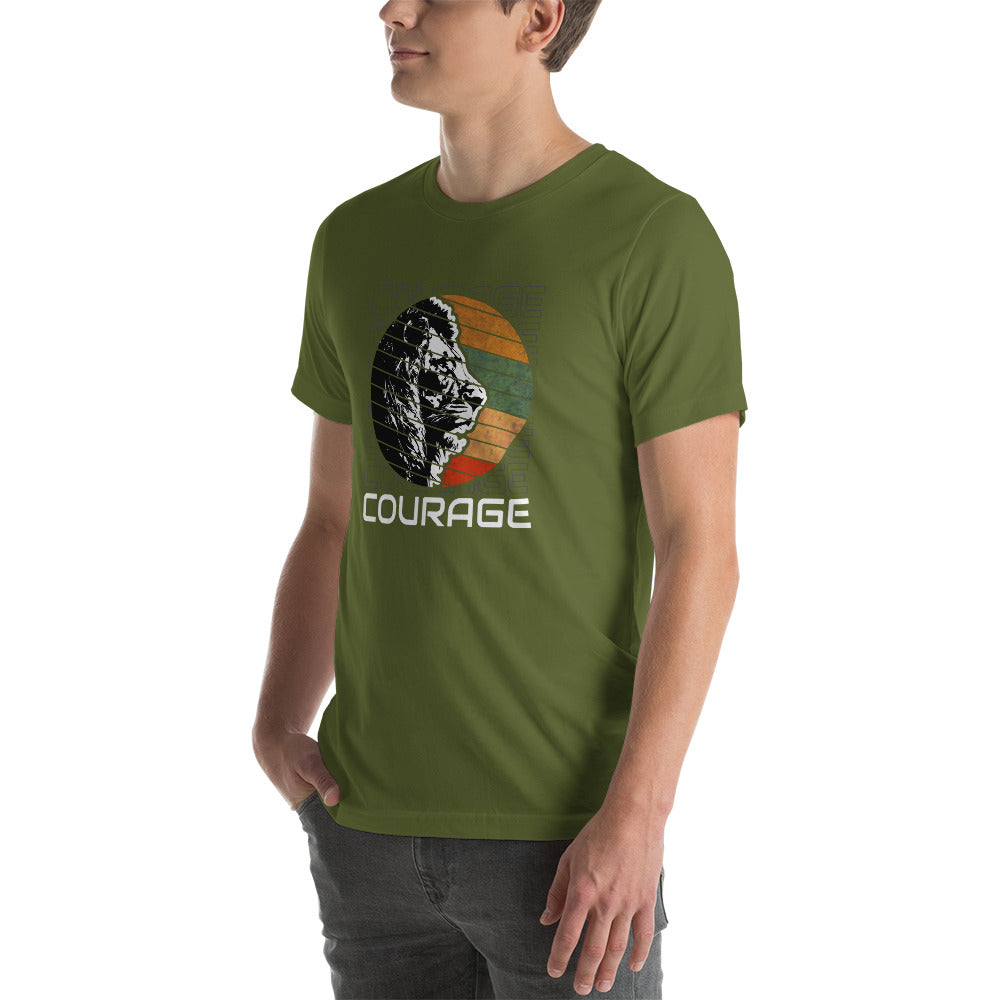 The Courage Retro Unisex t-shirt