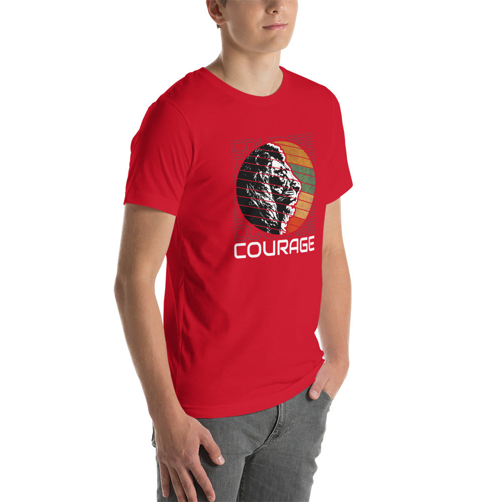 The Courage Retro Unisex t-shirt